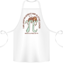 I'm a Maths Genius and Sloth Lover Funny Cotton Apron 100% Organic White