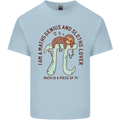 I'm a Maths Genius and Sloth Lover Funny Kids T-Shirt Childrens Light Blue