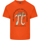 I'm a Maths Genius and Sloth Lover Funny Kids T-Shirt Childrens Orange