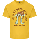 I'm a Maths Genius and Sloth Lover Funny Kids T-Shirt Childrens Yellow