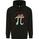 I'm a Maths Genius and Sloth Lover Funny Mens 80% Cotton Hoodie Black