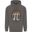 I'm a Maths Genius and Sloth Lover Funny Mens 80% Cotton Hoodie Charcoal