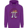 I'm a Maths Genius and Sloth Lover Funny Mens 80% Cotton Hoodie Purple