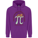I'm a Maths Genius and Sloth Lover Funny Mens 80% Cotton Hoodie Purple