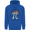 I'm a Maths Genius and Sloth Lover Funny Mens 80% Cotton Hoodie Royal Blue