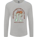 I'm a Maths Genius and Sloth Lover Funny Mens Long Sleeve T-Shirt Sports Grey