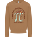 I'm a Maths Genius and Sloth Lover Funny Mens Sweatshirt Jumper Caramel Latte