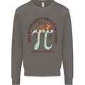 I'm a Maths Genius and Sloth Lover Funny Mens Sweatshirt Jumper Charcoal