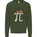 I'm a Maths Genius and Sloth Lover Funny Mens Sweatshirt Jumper Forest Green