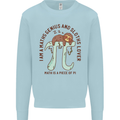 I'm a Maths Genius and Sloth Lover Funny Mens Sweatshirt Jumper Light Blue