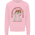 I'm a Maths Genius and Sloth Lover Funny Mens Sweatshirt Jumper Light Pink