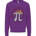 I'm a Maths Genius and Sloth Lover Funny Mens Sweatshirt Jumper Purple
