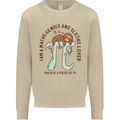 I'm a Maths Genius and Sloth Lover Funny Mens Sweatshirt Jumper Sand