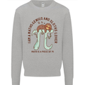 I'm a Maths Genius and Sloth Lover Funny Mens Sweatshirt Jumper Sports Grey