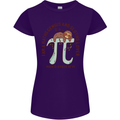 I'm a Maths Genius and Sloth Lover Funny Womens Petite Cut T-Shirt Purple