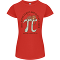 I'm a Maths Genius and Sloth Lover Funny Womens Petite Cut T-Shirt Red