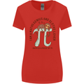 I'm a Maths Genius and Sloth Lover Funny Womens Wider Cut T-Shirt Red