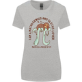 I'm a Maths Genius and Sloth Lover Funny Womens Wider Cut T-Shirt Sports Grey