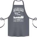 I'm a Scuba Diving Dad Father's Day Diver Cotton Apron 100% Organic Steel