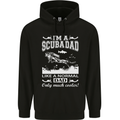 I'm a Scuba Diving Dad Father's Day Diver Mens 80% Cotton Hoodie Black