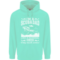 I'm a Scuba Diving Dad Father's Day Diver Mens 80% Cotton Hoodie Peppermint