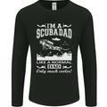 I'm a Scuba Diving Dad Father's Day Diver Mens Long Sleeve T-Shirt Black