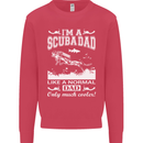I'm a Scuba Diving Dad Father's Day Diver Mens Sweatshirt Jumper Heliconia