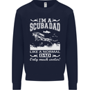 I'm a Scuba Diving Dad Father's Day Diver Mens Sweatshirt Jumper Navy Blue
