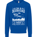 I'm a Scuba Diving Dad Father's Day Diver Mens Sweatshirt Jumper Royal Blue