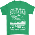 I'm a Scuba Diving Dad Father's Day Diver Mens T-Shirt Cotton Gildan Irish Green