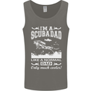 I'm a Scuba Diving Dad Father's Day Diver Mens Vest Tank Top Charcoal