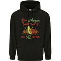 I'm a Vegan My b12 Is Fine Funny Childrens Kids Hoodie Black