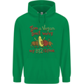 I'm a Vegan My b12 Is Fine Funny Childrens Kids Hoodie Irish Green