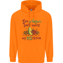 I'm a Vegan My b12 Is Fine Funny Childrens Kids Hoodie Orange