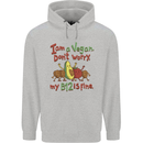 I'm a Vegan My b12 Is Fine Funny Childrens Kids Hoodie Sports Grey