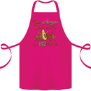 I'm a Vegan My b12 Is Fine Funny Cotton Apron 100% Organic Pink
