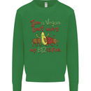 I'm a Vegan My b12 Is Fine Funny Kids Sweatshirt Jumper Irish Green