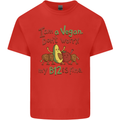 I'm a Vegan My b12 Is Fine Funny Kids T-Shirt Childrens Red
