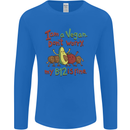 I'm a Vegan My b12 Is Fine Funny Mens Long Sleeve T-Shirt Royal Blue