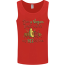 I'm a Vegan My b12 Is Fine Funny Mens Vest Tank Top Red