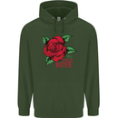 I'm a Wild Rose Childrens Kids Hoodie Forest Green
