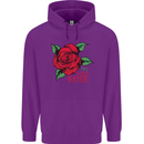 I'm a Wild Rose Childrens Kids Hoodie Purple