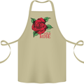 I'm a Wild Rose Cotton Apron 100% Organic Khaki
