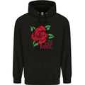 I'm a Wild Rose Mens 80% Cotton Hoodie Black