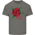 I'm a Wild Rose Mens Cotton T-Shirt Tee Top Charcoal