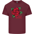 I'm a Wild Rose Mens Cotton T-Shirt Tee Top Maroon