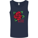 I'm a Wild Rose Mens Vest Tank Top Navy Blue