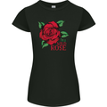 I'm a Wild Rose Womens Petite Cut T-Shirt Black