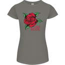 I'm a Wild Rose Womens Petite Cut T-Shirt Charcoal
