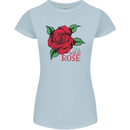 I'm a Wild Rose Womens Petite Cut T-Shirt Light Blue